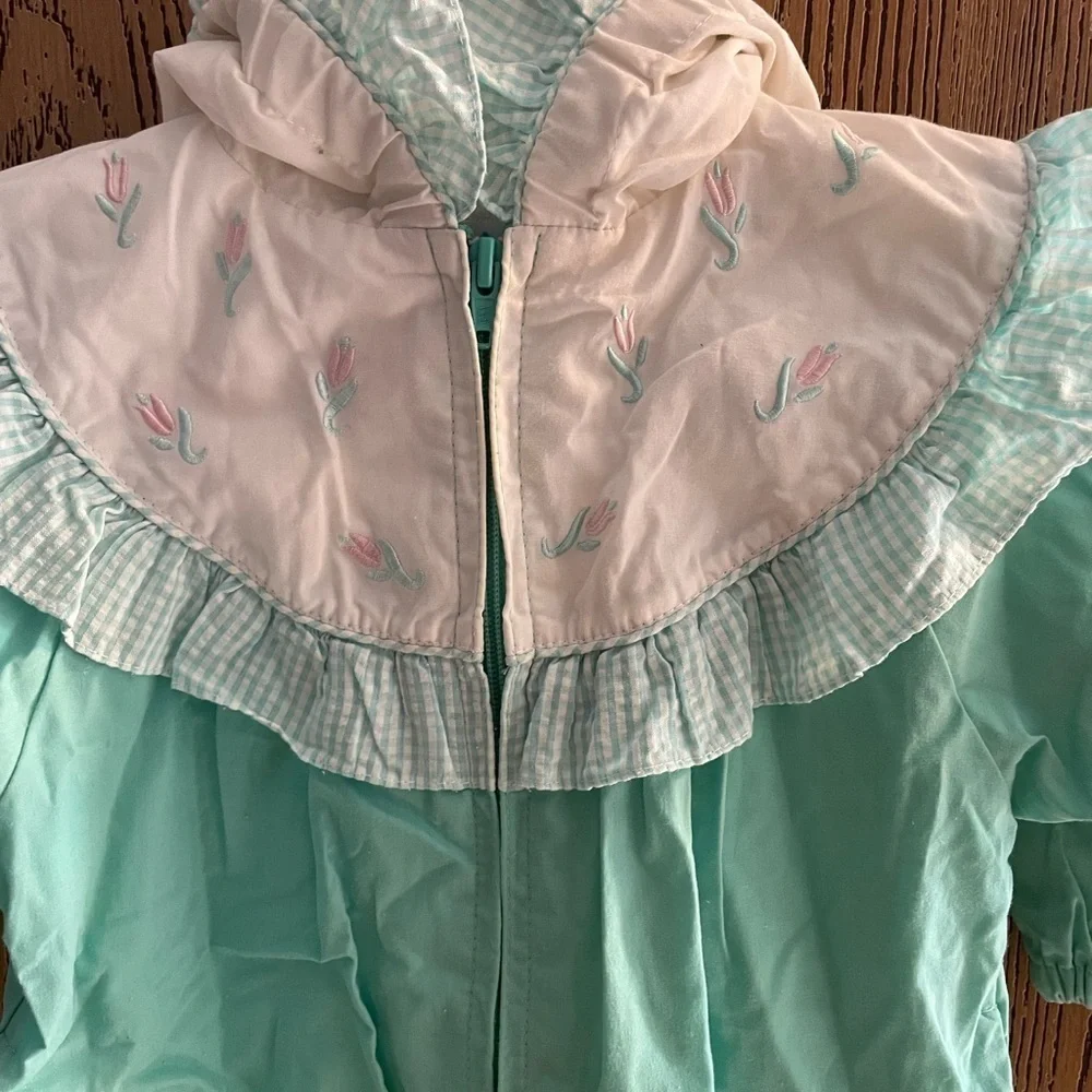 Carter's Mint Green Baby Jacket with White Accents